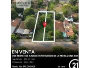 VENDO TERRENO EN FERNADO DE LA MORA