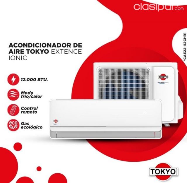 Electrodomésticos - A PRECIO MAYORISTA !! AIRES SPLIT TOKYO DE 24000 BTU CON KIT DE INSTALACIÓN !! NUEVOS !!