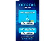 WIFI HOGAR ILIMITADO CON SUPER PROMO MAS TV TIGO CON FUTBOL PARAGUAYO