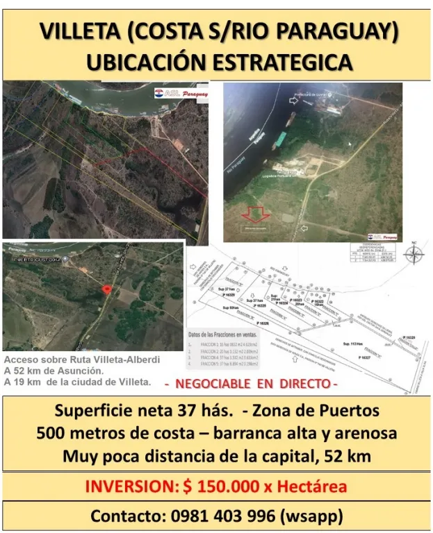 VILLETA - ZONA DE PUERTOS - AMPLIO INMUEBLE PARA DESARROLLO — foto 3
