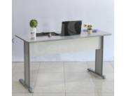 MESA ESCRITORIO 1,40 CM GIOBEL GRIS