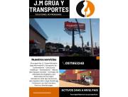 servicio de grua tipo brazo hidraulico