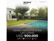 VENDO RESIDENCIA EN BARRIO LAS LOMAS