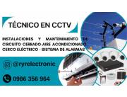 Técnico de sistemas de seguridad cctv