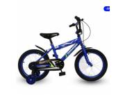 BICICLETA MILANO ARO 16 AZUL (3911)