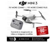 Drone DJI Mini 3 Fly More. Adquirilo en cuotas!