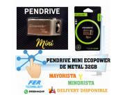 PENDRIVE MINI ECOPOWER DE METAL 32GB