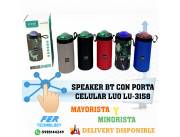 SPEAKER BT CON PORTA CELULAR LUO LU-3158