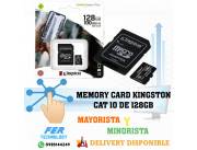 MEMORY CARD KINGSTONE CAT. 10 DE 128GB