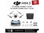 Drone DJI Mini 3 Fly More + DJI RC. Adquirilo en cuotas!
