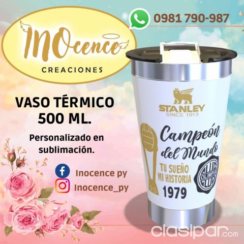 Artículos de librería - VASO CERVECERO TERMICO DE 500 ML PERSONALIZADO EN SUBLIMACION