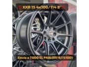 Llanta Deportiva XXR 15 4X100/114 8 NUEVOS..