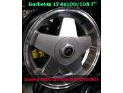 Llanta Deportiva Borbet Brasilero 17 4x100/108 8 nuevos