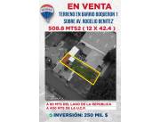 Terreno amplio en venta a 80 mtrs del lago!