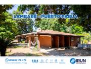 Casa en venta Lambaré (Puerto Pabla)