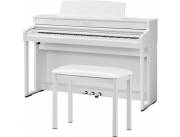 Kawai CA501 Digital Piano with Matching Bench (Satin White