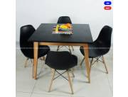 JUEGO COMEDOR EAMES 4 SILLAS EAMES (780+648)