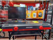 Plancha churrasquera electrica con tapa prensa marca MetalCubas MGE90