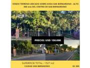VENDO TERRENO EN SAN BERNARDINO 1527 m2