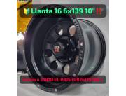 Llanta Deportiva 16 6x139 10 nuevos