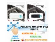 PENDRIVE KINGSTON 64GB USB 3.2