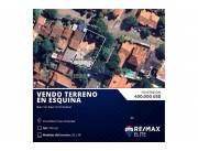 VENDO TERRENO 760 M2 ESQUINA A 400 MTRS MCAL.LOPEZ Y 300 MTRS SAN MARTIN-BO. SAN CRISTOBAL