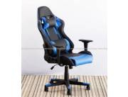 SILLA GAMER RESPALDO ALTO 100K AZUL (3263)