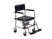 Silla sanitaria de transporte black