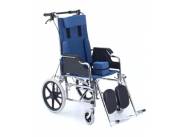 Silla de ruedas pediátrica postural blue rayas