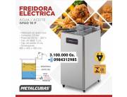 Freidora Eléctrica agua y aceite 18 Litros 300°C Metalcubas industrial