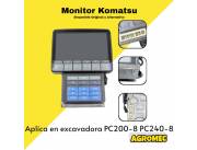 MONITOR ORIGINAL KOMATSU PC200-8 PC240-8