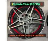 Llanta Deportiva 15 4x100/114 nuevos