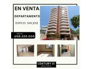 EN VENTA- Departamento de 3 dormitorios en suite en el barrio Las Mercedes - USD 220.000