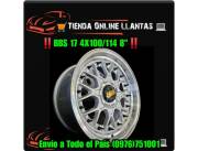 Llanta Deportiva BBS 17 4x100/114 8 nuevos