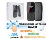CELULAR NOKIA 106 TA-1190 DUAL SIM