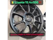 Super llanta Deportiva 15 4x100 nuevos