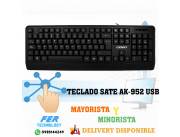 TECLADO SATE AK-952 USB