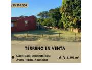 VENDO TERRENO EN LAMBARE 1101 m2 A PASO DE PERON
