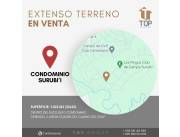 ¡En Venta! Excelente Terreno, en el exclusivo condominio cerrado Surubi’i