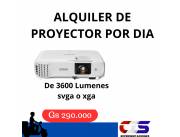 Alquiler de Proyector por Dia Gs 290.000