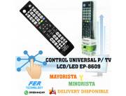 CONTROL UNIVERSAL P/ TV LCD/LED EP-8609