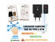 CARGADOR SAMSUNG S22-5G TIPO C 67W