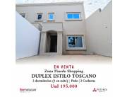 Vendo Duplex Estilo Toscano en San Lorenzo rou