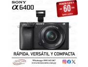 Cámara Sony A6400 Kit 16-50mm. Adquirila en cuotas!