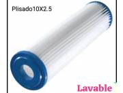 Filtro plizado para agua