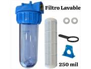 Filtro simple para agua