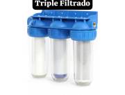 Triple filtrado para Agua