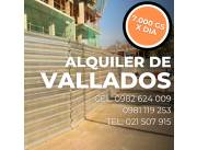 ALQUILER DE VALLADOS