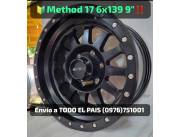 Llanta Deportiva Method 17 6x139 9 nuevos