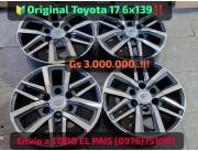 Original Toyota 17 6x139 nuevos